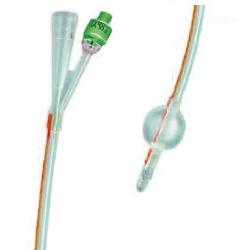CATETERE FOLEY IN SILICONE TRASPARENTE A 2 VIE CON PALLONCINO 5-10ML DIAMETRO CH18 6,00MM LUNGHEZZA 40CM - pharmaonline24.it