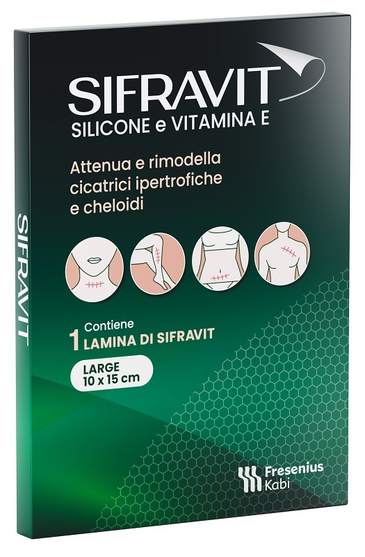 SIFRAVIT PLACCA SILICONE 15X10 CM 1 PEZZO - pharmaonline24.it
