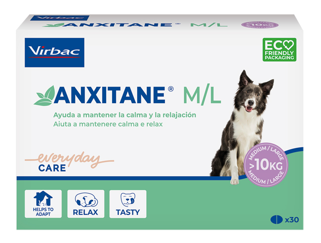 ANXITANE M/L SUPPLEMENTO NUTRIZIONALE SCATOLA 30 COMPRESSE APPETIBILI - pharmaonline24.it