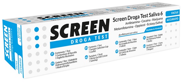 SCREEN DROGA TEST SALIVA 6 DROGHE - pharmaonline24.it