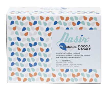 SOLUZIONE FISIOLOGICA ISOTONICA STERILE NASIR IN SCATOLA CON6 SACCHE VERSIONE LUER LOCK DA 500ML - pharmaonline24.it