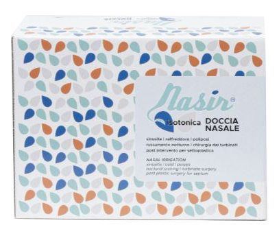 SOLUZIONE FISIOLOGICA ISOTONICA STERILE NASIR IN SCATOLA CON10 SACCHE VERSIONE LUER LOCK DA 250ML - pharmaonline24.it
