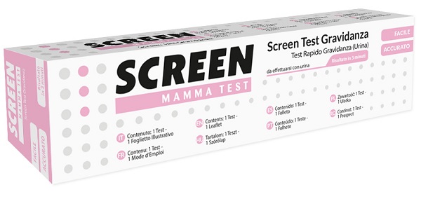SCREEN TEST ORMONE HCG GRAVIDANZA NELL'URINA SCREEN TEST HCG 1 PEZZO - pharmaonline24.it