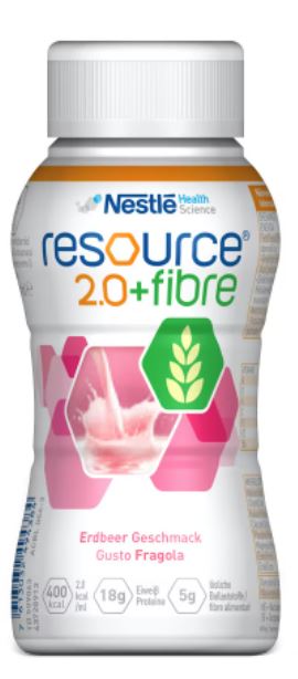 RESOURCE 2,0 + FIBRE FRAGOLA 200 ML - pharmaonline24.it