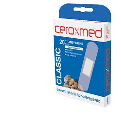 CEROXMED CLASSIC TRASPARENTI 7,2 CM X 1,9 CM 20 CEROTTI MEDI - pharmaonline24.it