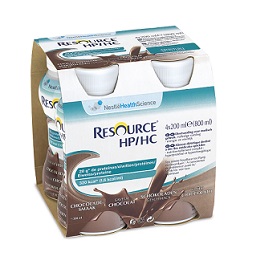RESOURCE HP/HC CIOCCOLATO 4 BOTTIGLIE 200 ML - pharmaonline24.it