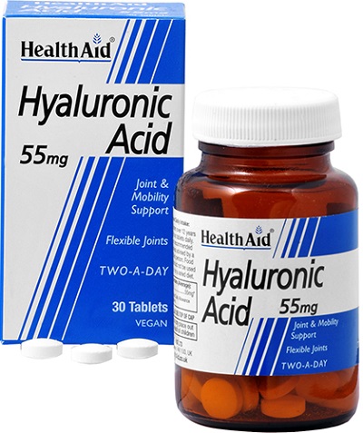 ACIDO IALURONICO HYALURONIC ACID 55MG 30 COMPRESSE - pharmaonline24.it