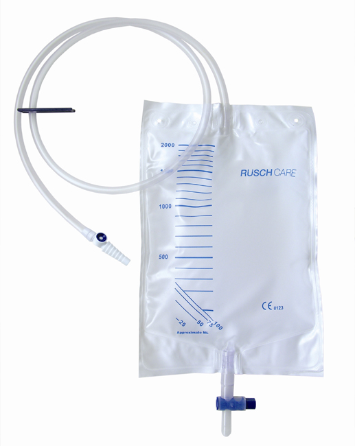 SACCA DI DRENAGGIO LETTO PER INCONTINENZA 2000ML IN PVC CON VALVOLA DI NON RITORNO E SCARICO STERILE CON TUBO DI RACCORDO 120CM 1 PEZZO RIUTILIZZABILE - pharmaonline24.it