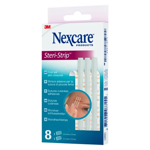 CEROTTO PER SUTURA NEXCARE STERISTRIP 6X75 MM + 3X75 MM - pharmaonline24.it