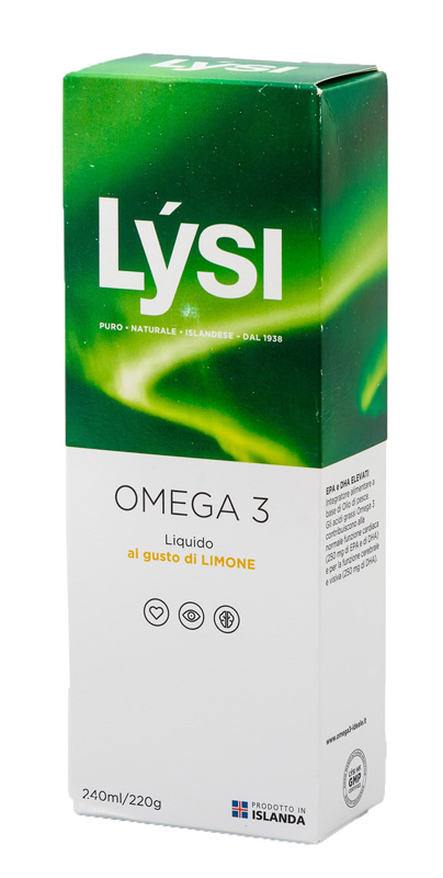 LYSI OMEGA3 LIQUIDO LIMONE 240 ML - pharmaonline24.it
