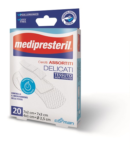 CEROTTO GRANDE MEDIPRESTERIL DELICATO TNT 7X3CM 20 PEZZI - pharmaonline24.it