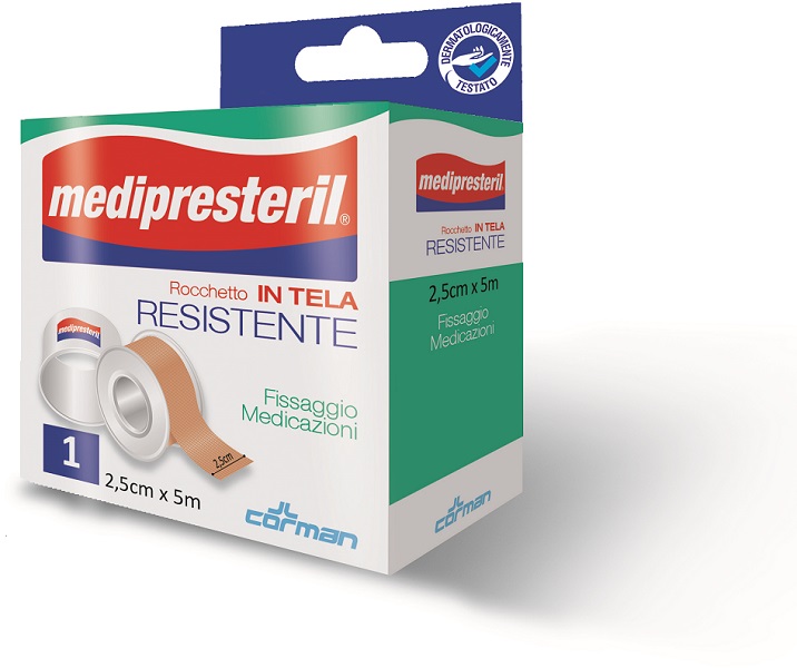 CEROTTO IN ROCCHETTO IN TELA MEDIPRESTERIL 5X250CM - pharmaonline24.it
