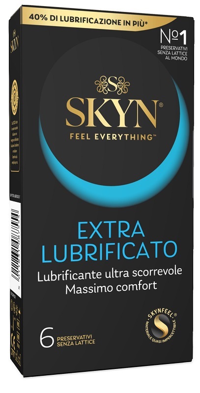 PROFILATTICO SKYN EXTRA LUBRIFICATO 6 PEZZI - pharmaonline24.it