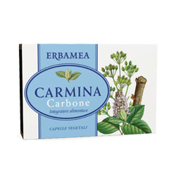CARMINA CARBONE 24 CAPSULE VEGETALI 12 G - pharmaonline24.it