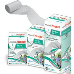 BENDA DI GARZA MEDIPRESTERIL 12/8 FU M5X5CM 12/8 FILI - pharmaonline24.it