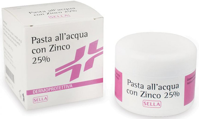 PASTA ACQUA CON ZINCO 25% 100 G - pharmaonline24.it