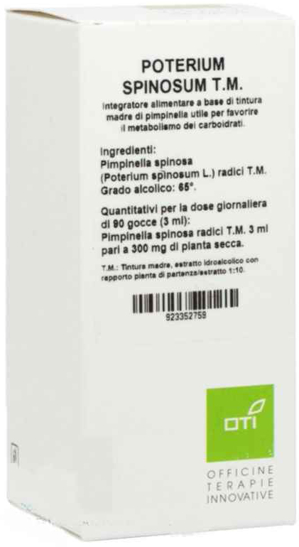POTERIUM SPINOSUM TINTURA MADRE GOCCE 100ML - pharmaonline24.it