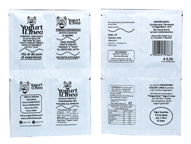 YOGURT LINEA FERMENTI LIOFILIZZATI 4 BUSTINE DA 6,5 G - pharmaonline24.it