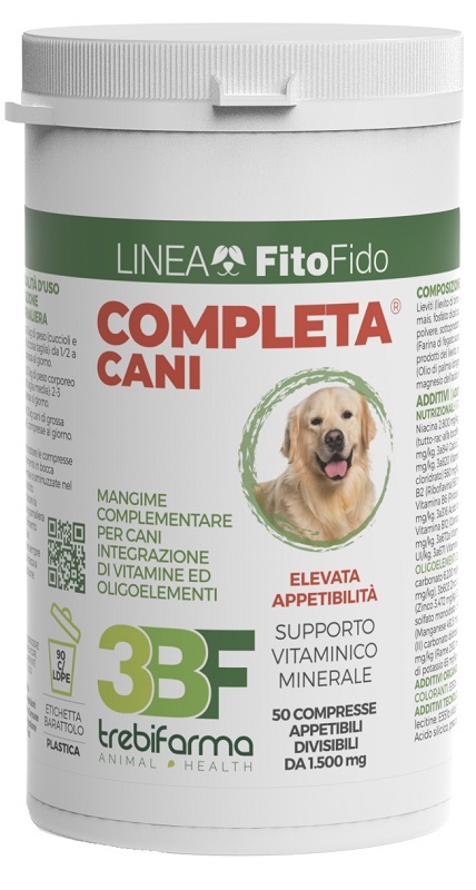 COMPLETA CANI 50 COMPRESSE BARATTOLO 75 G - pharmaonline24.it