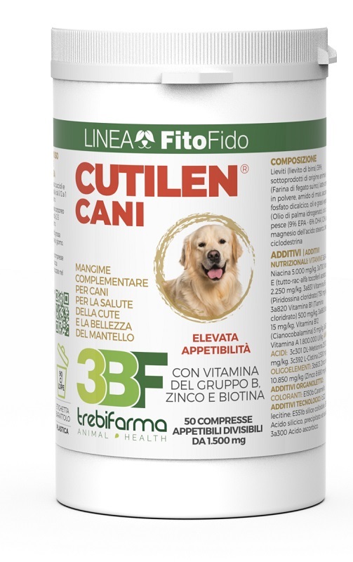 CUTILEN CANI 50 COMPRESSE BARATTOLO 75 G - pharmaonline24.it