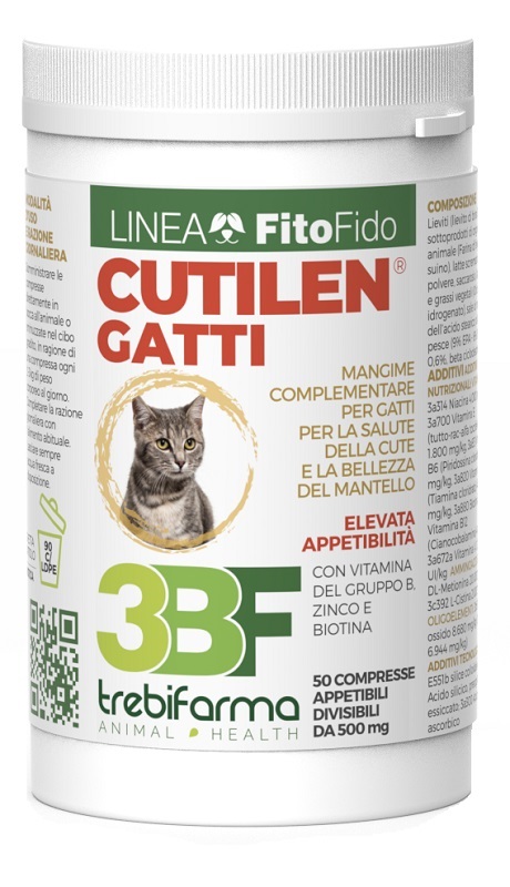 CUTILEN GATTI 50 COMPRESSE BARATTOLO 25 G - pharmaonline24.it