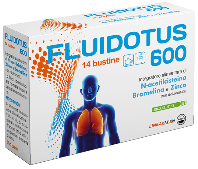 FLUIDOTUS 600 14 BUSTINE - pharmaonline24.it