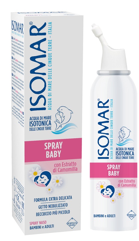 ISOMAR SPRAY BABY CON CAMOMILLA 100 ML - pharmaonline24.it