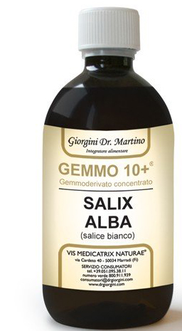 GEMMO 10+ SALICE BIANCO 500 ML LIQUIDO ANALCOLICO - pharmaonline24.it