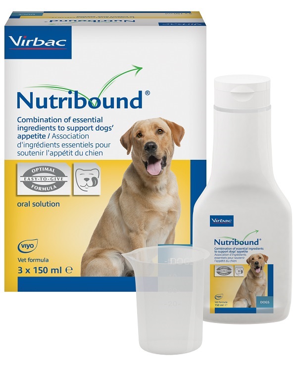 NUTRIBOUND SOLUZIONE ORALE APPETIBILE PER CANE 3 FLACONI DA 150 ML - pharmaonline24.it