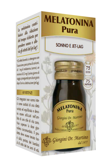 MELATONINA PURA 75 PASTIGLIE - pharmaonline24.it