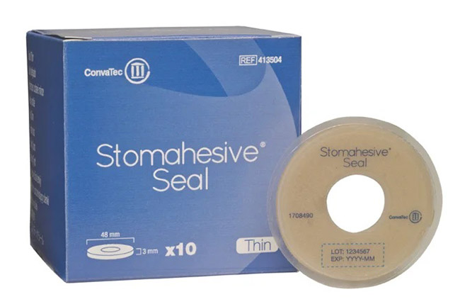 ANELLO STOMIA STOMAHESIVE SEAL FORO APERTURA 18MM DIAMETRO 48MM 10 PEZZI - pharmaonline24.it