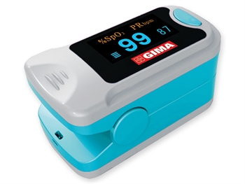 PULSOSSIMETRO DA DITO PULSOXIMETRO OXY-3 CON DISPLAY PER MISURAZIONE DIOSSIGENO NEL SANGUE E BATTITO CARDIACO CON CORDINO E BATTERIE - pharmaonline24.it