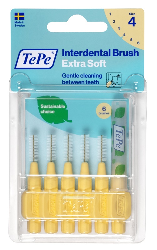 TEPE SCOVOLINO XSOFT GIALLO 0,7MM 6 PEZZI - pharmaonline24.it