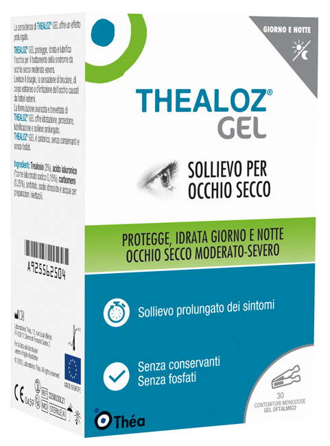 THEALOZ GEL OFTALMICO 30 CONTENITORI MONODOSE 0,4 G - pharmaonline24.it