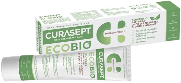 CURASEPT PHARMADENT ECOBIO DENTIFRICIO 75 ML - pharmaonline24.it