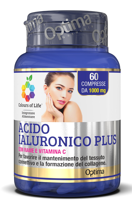 COLOURS OF LIFE ACIDO IALURONICO PLUS 60 COMPRESSE 1000 MG - pharmaonline24.it