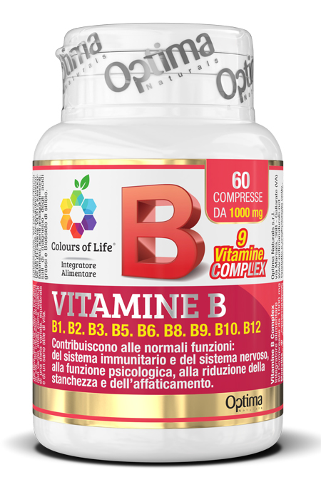 COLOURS OF LIFE VITAMINE B COMPLEX 60 COMPRESSE 1000 MG - pharmaonline24.it