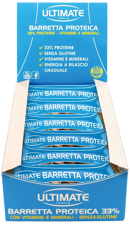 ULTIMATE BARRETTA PROTEICA CIOCCOLATO 24 PEZZI - pharmaonline24.it