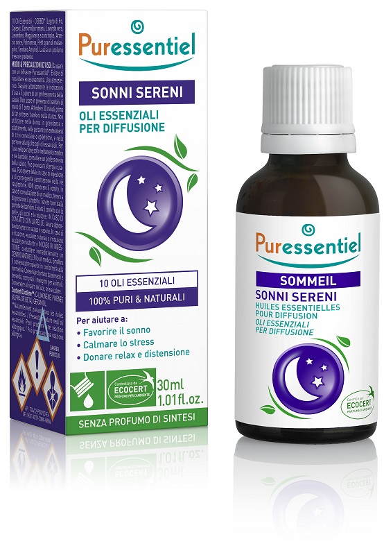 MISCELA SONNI SERENI OLI ESSENZIALI PER DIFFUSIONE 30 ML - pharmaonline24.it