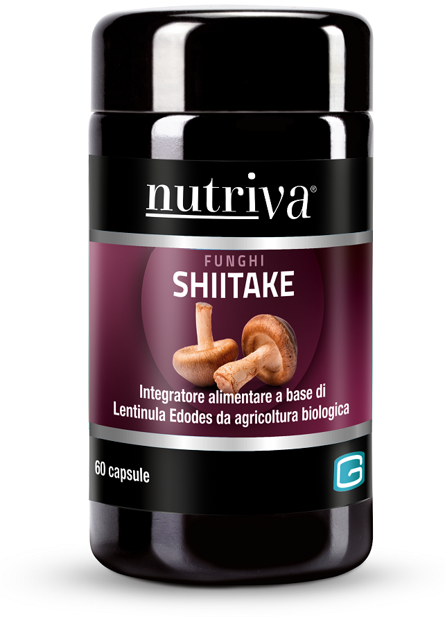 NUTRIVA SHIITAKE BIO 60 CAPSULE - pharmaonline24.it