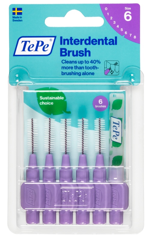 TEPE SCOVOLINO VIOLA 1,1MM 6 PEZZI - pharmaonline24.it