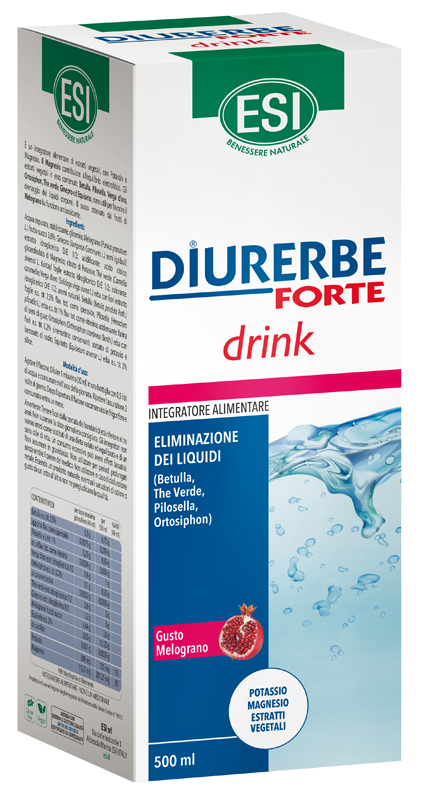ESI DIURERBE FORTE DRINK MELOGRANO 500 ML - pharmaonline24.it