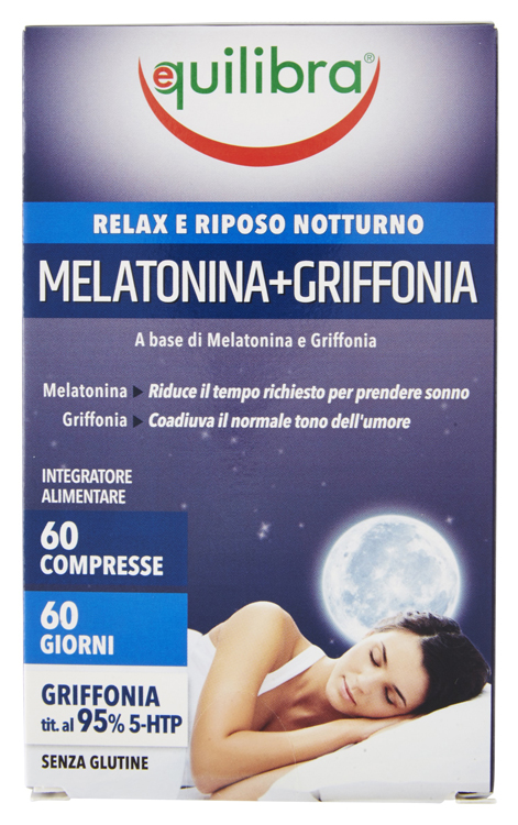 MELATONINA + GRIFFONIA 60 COMPRESSE - pharmaonline24.it