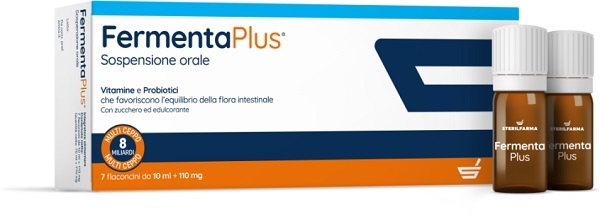 FERMENTA PLUS FERMENTI LATTICI 7 FLACONCINI DA 10 ML - pharmaonline24.it