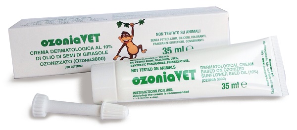 OZONIAVET CREMA DERMATOLOGICA VETERINARIA 35 ML - pharmaonline24.it