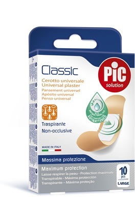 CEROTTO PIC CLASSIC 25X72 MM 10 ANTIBATTERICO 10 PEZZI - pharmaonline24.it