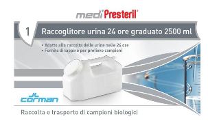 CONTENITORE URINA 24 ORE MEDIPRESTERIL - pharmaonline24.it