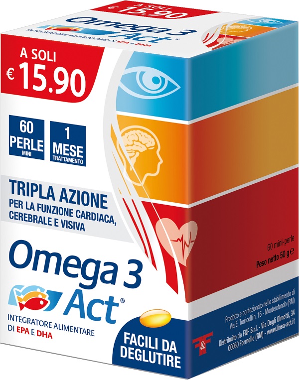 OMEGA 3 ACT 540MG 60 PERLE MINI - pharmaonline24.it