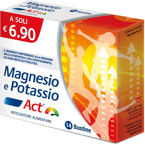 MAGNESIO E POTASSIO ACT 14 BUSTINE - pharmaonline24.it