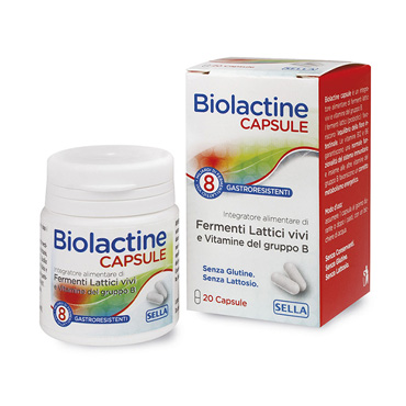 BIOLACTINE FERMENTI + VITAMINE 20 CAPSULE - pharmaonline24.it